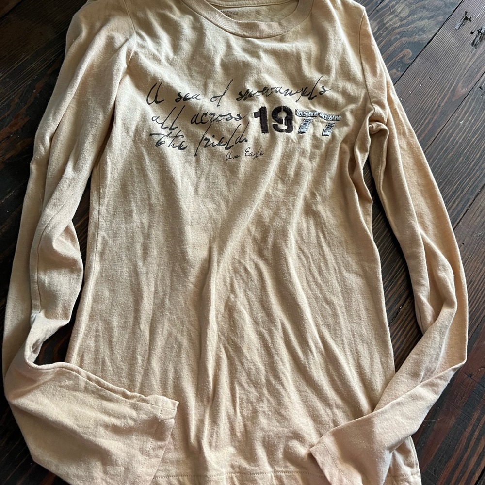 Vintage American Eagle  Long Sleeve Graphic Tee